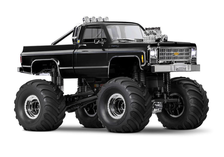 TRAXXAS TRX-4MT Chevy K10 schwarz 4x4 1/18 Monster-Truck RTR Brushed, mit Akku und USB Ladegerät