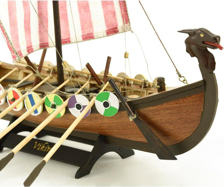 Artesanía Latina - Holzmodellschiff- Drakkar Viking - Modell 19001N, Masstab 1:75 - Modelle zu Bauen