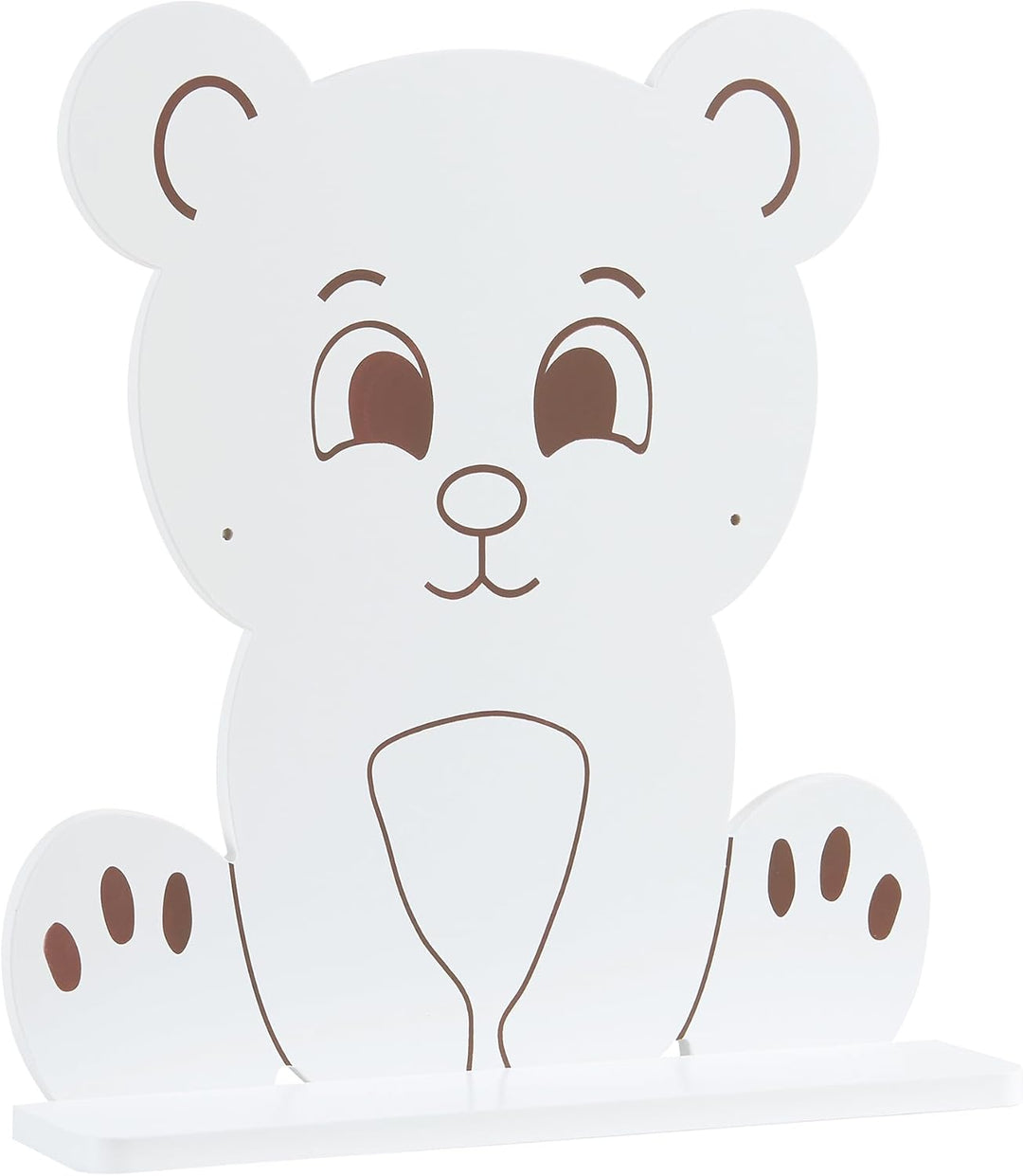 [en.casa] Kinder-Wandregal Korsør bis 2 kg pro Regal Wandboard für Kinderzimmer Hängeregal Kinderzim