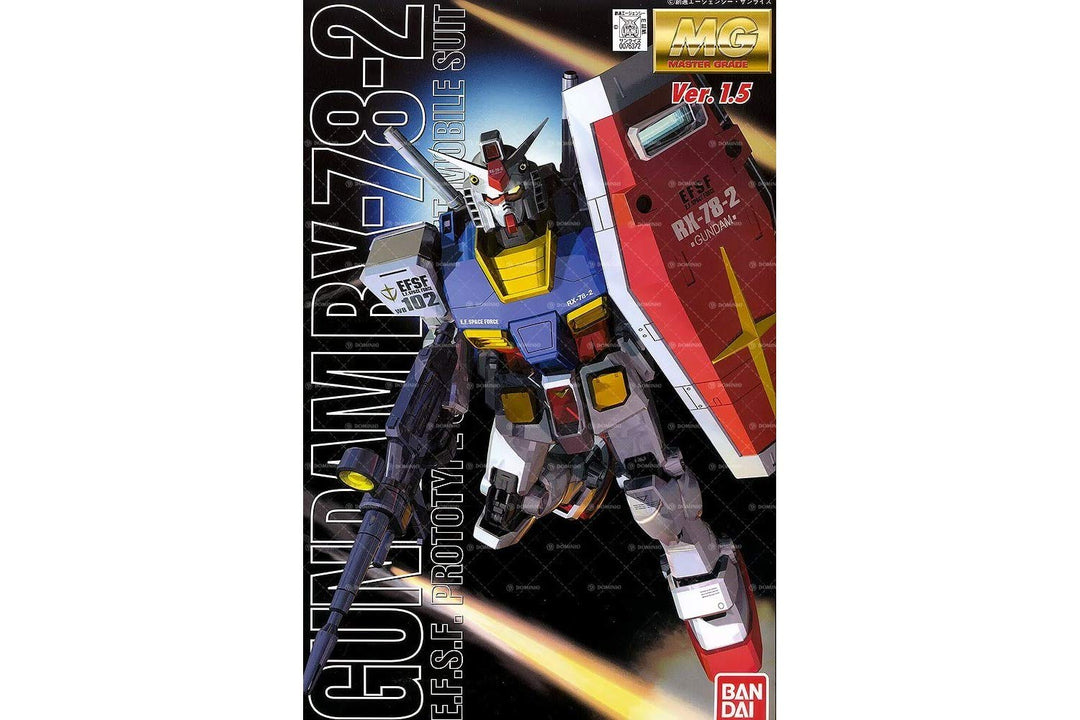 BANDAI Gundam RX-78-2 Ver. 1.5 GUNPLA MG Master Grade 1/100