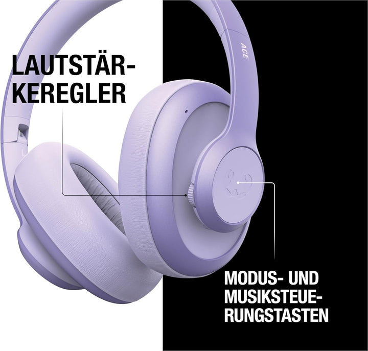 Fresh 'n Rebel Clam Ace Bluetooth Kopfhörer Over Ear mit Hybrid Active Noise Cancelling, 60 Stunden
