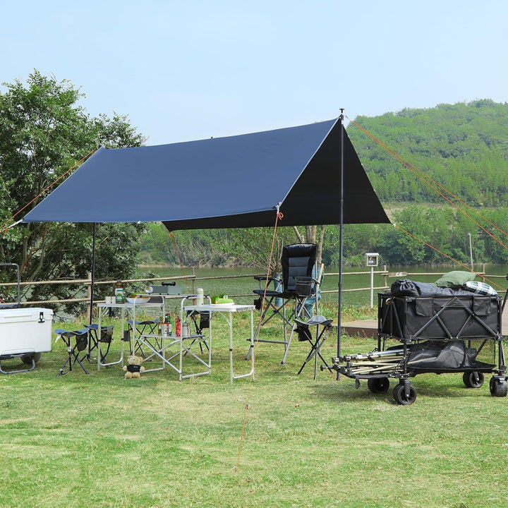 REDCAMP Aluminium Zeltstangen Teleskop 2er-Set, 230/320 cm Camping Teleskopstange Zelt, Verstellbar