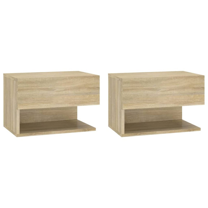 Tidyard Wand-Nachttisch 2 STK.Hängende Nachttisch Nachtschrank Nachtkommode Nachtkonsole Beistelltis