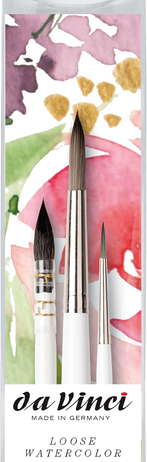 Da Vinci Pinsel Set Loose Watercolor Florals Frau Hölle