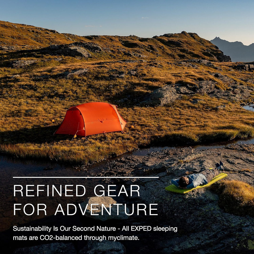 Exped Ultra 1r Lw Grün - Leichte komfortable Trekking Schlafmatte, Grösse 197 cm - Farbe Lichen 1R: