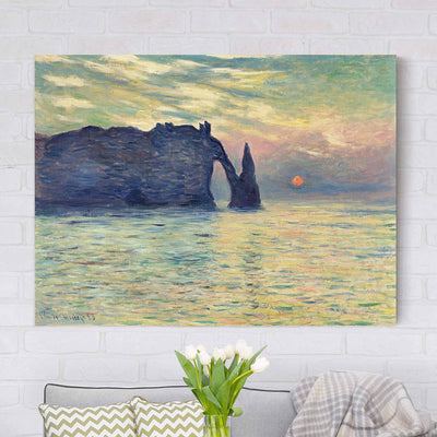 Bilderwelten Top Claude Monet Leinwandbilder Strohschober im Sonnenlicht 75 x 100cm 75cm x 100cm Cla