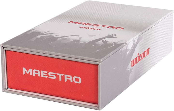 Unicorn Seigo Asada-Maestro 90% Tungsten Natural Dartpfeile mit Stahlspitze 25 g rot / schwarz, 25 g
