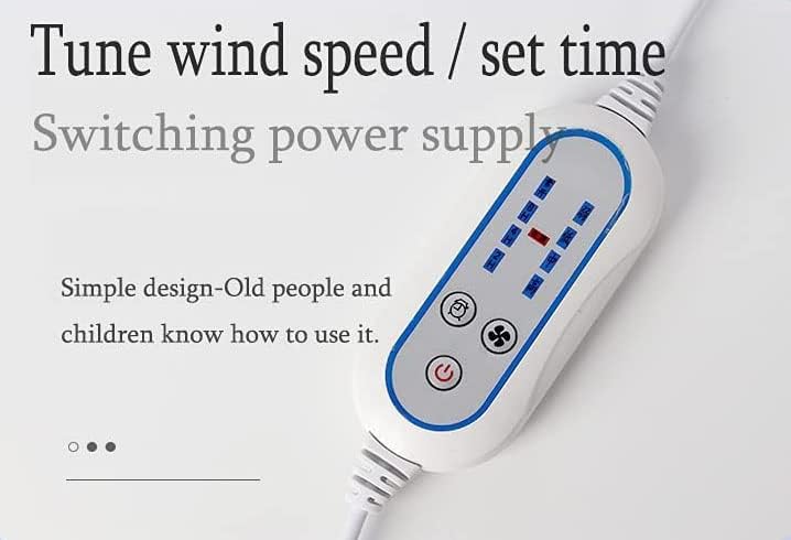 TangDao Mini Mobiler Deckenventilator,4-stufige Windeinstellung USB-betrieben Ventilator Ø42 CM 5W m