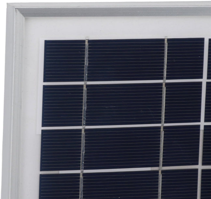 50 W Tragbares Solarpanel mit Monokristallinem Silizium-Aluminium-Rahmen, Batterieklemmen, Ideal Zum