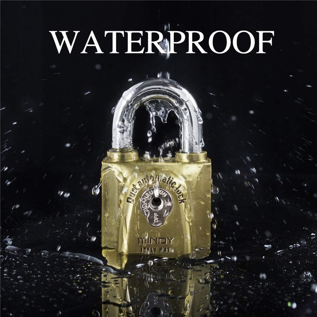 Hochsicherheitsschloss mit Schlüsseln, 60 mm, wasserdicht, mit Schlüssel, Vorhängeschloss für den Au