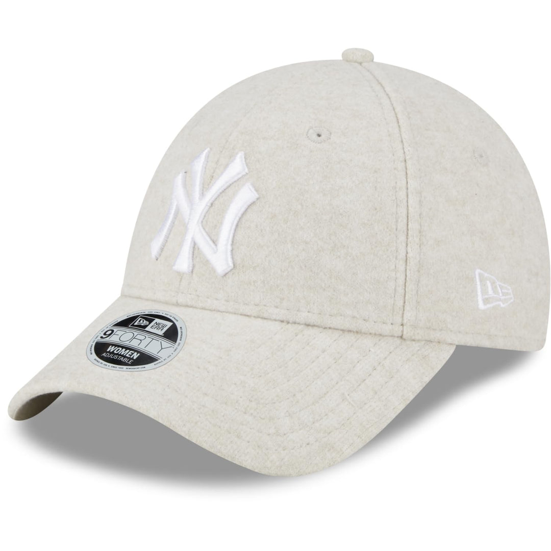 New Era 9Forty Damen Cap - Fleece New York Yankees Stone