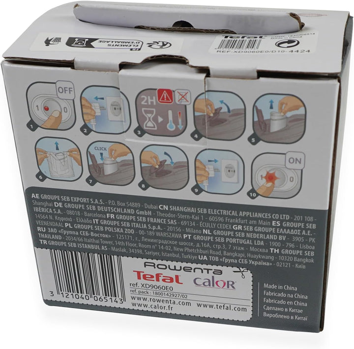 Distri+ - 2 x Antikalk-Filterkartusche für Dampfbügelstationen - kompatibel mit Rowenta, Calor, Tefa