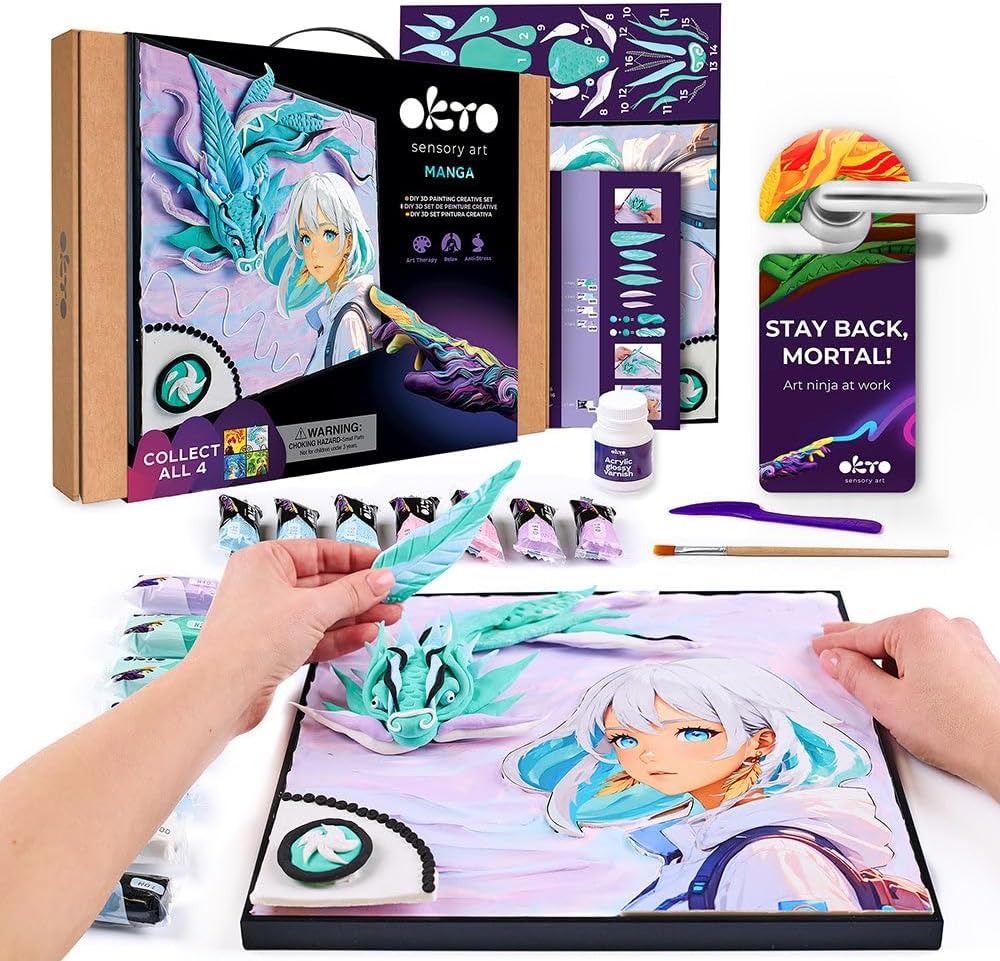 OKTO Manga Air / 3D Malerei mit Air Clay