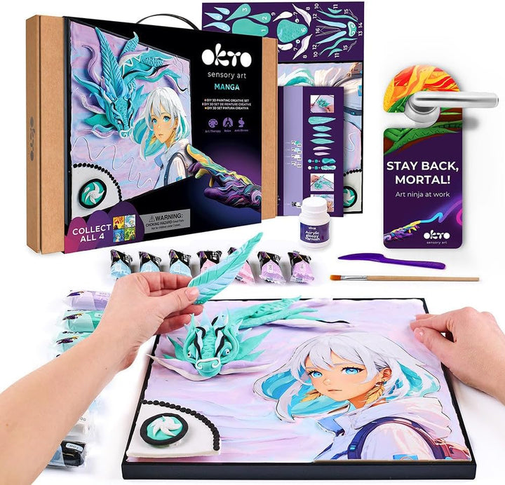 OKTO Manga Air / 3D Malerei mit Air Clay