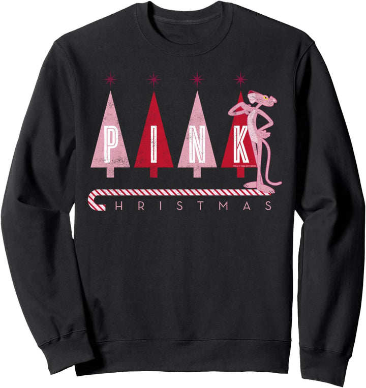 Pink Panther Pink Christmas Portrait Sweatshirt