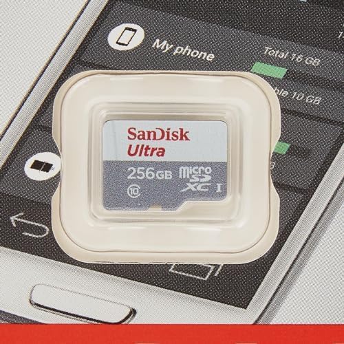 SanDisk MicroSD Card 256GB Ultra Class 10 inkl. Adapter