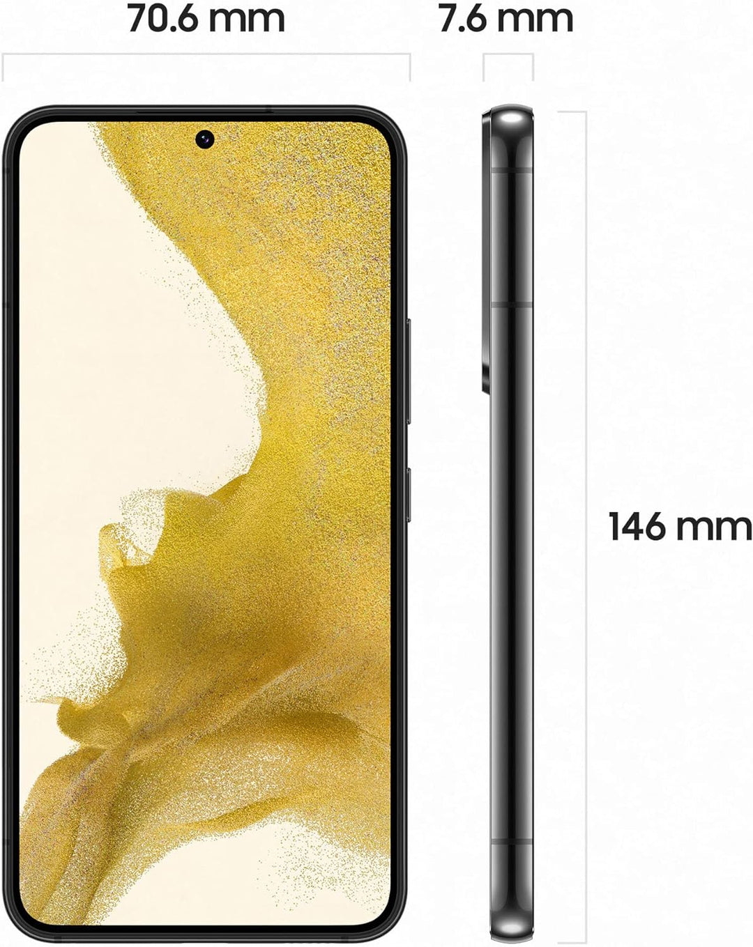 Samsung Galaxy S22 5G 128GB | 8GB RAM Handy, schwarz 128 GB Schwarz, 128 GB Schwarz