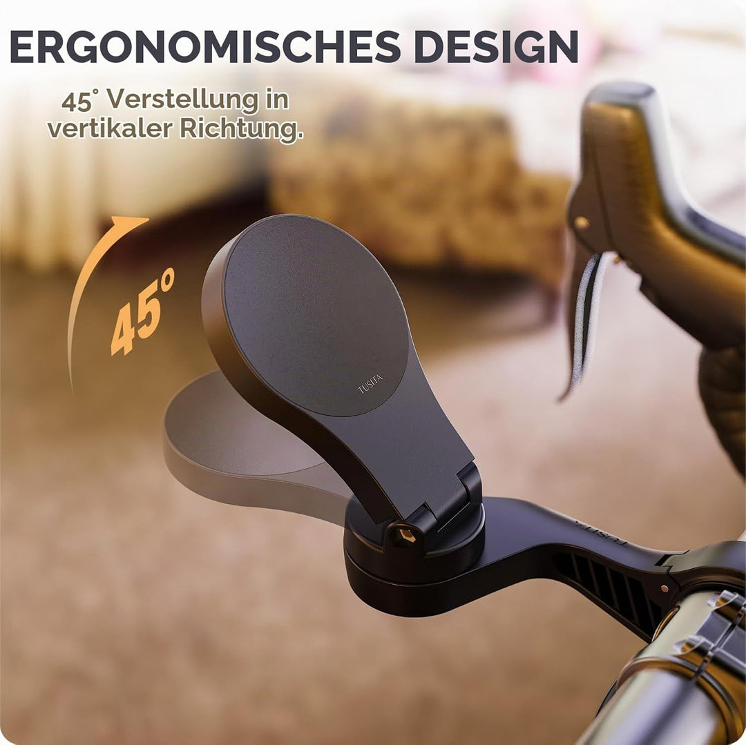 TUSITA Fahrrad Indoor Telefonhalterung Adapter für MagSafe Geräte Kompatibel mit Wahoo Fahrradcomput