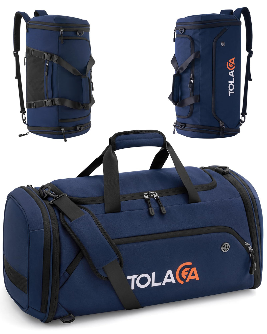 Tolaccea Sporttasche 56–70L für Herren & Damen – Erweiterbare Reisetasche mit Schuhfach & Nassfach,