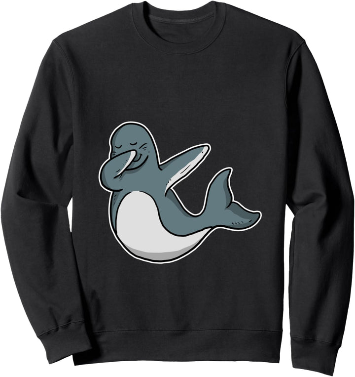 Lustiges Dabbing Robben Geschenk Seelöwe Seehund Dab Dance Sweatshirt