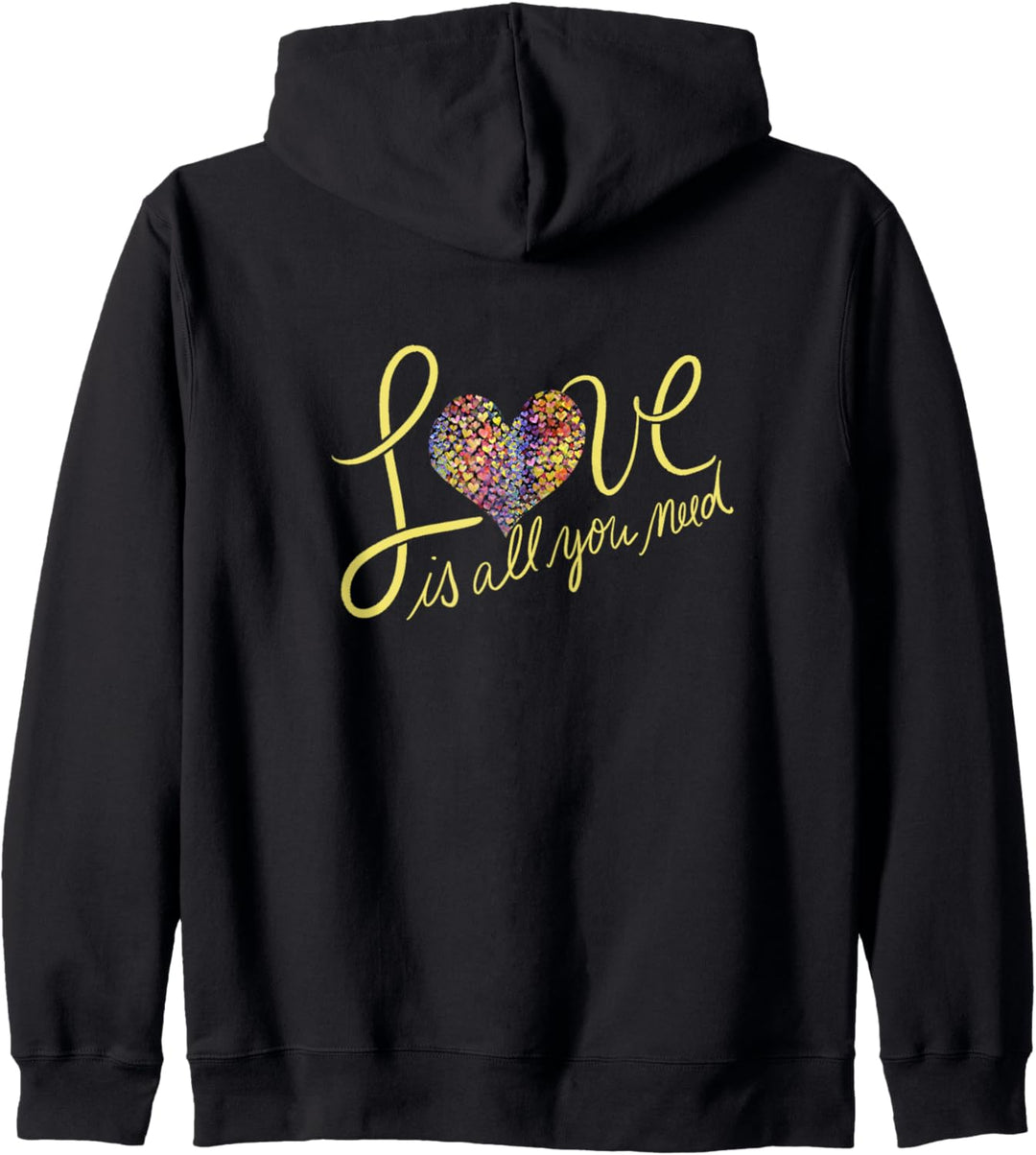 Rainbow love Heart Regenbogen lieben Herz Kapuzenjacke