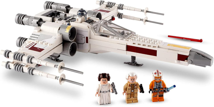 LEGO 75301 Star Wars Luke Skywalkers X-Wing Fighter Spielzeug mit Prinzessin Leia und Droide R2-D2 a