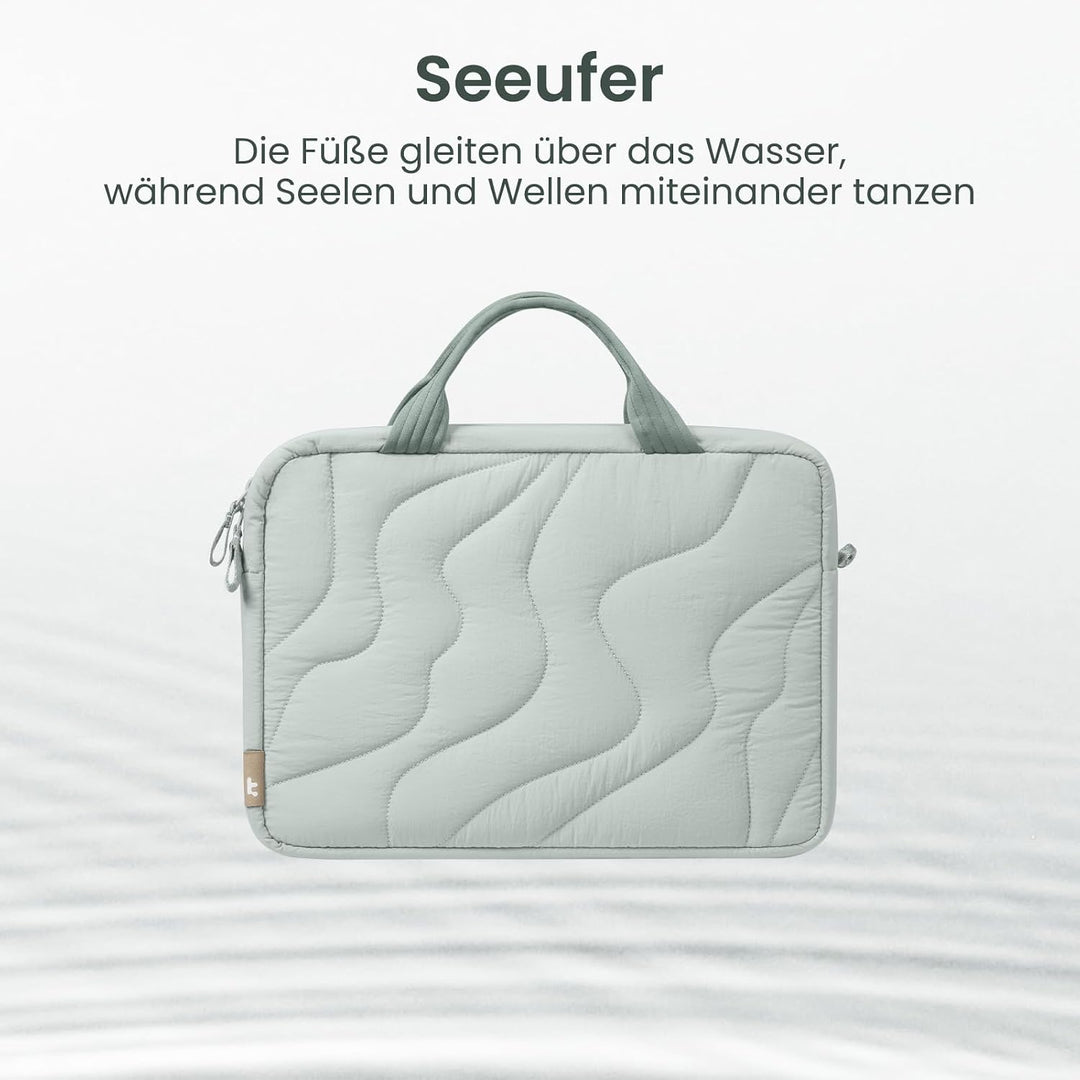 tomtoc Laptoptasche 14 Zoll, Puffy Laptop Tasche für Damen, Leichte Laptoptasche für 14 Zoll MacBook