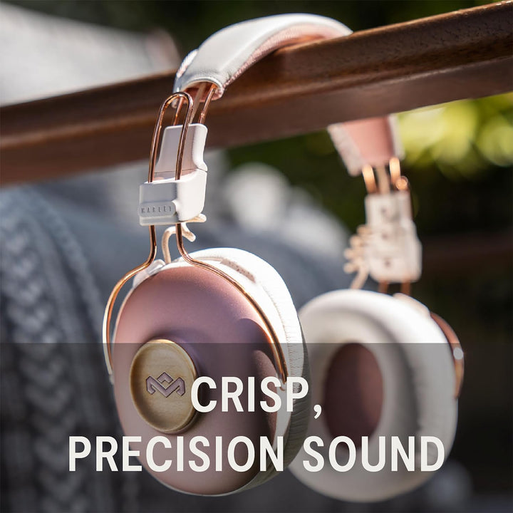 House of Marley Positive Vibration Frequency Over-Ear-Wireless-Kopfhörer - Bluetooth-Kopfhörer, 34 h