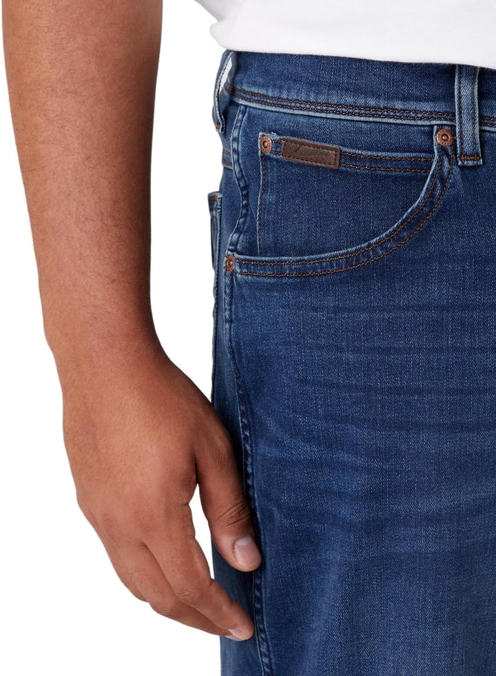 Wrangler Wrancher Herren-Anzugjeans 34W / 30L Gelb