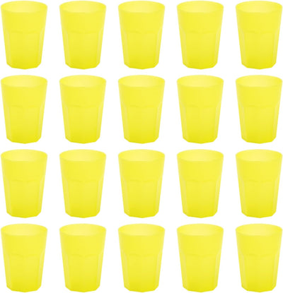 ENGELLAND 20x Kunststoffbecher Trinkbecher Party-Becher Plastik Trink-Gläser Mehrweg Coktailbecher G