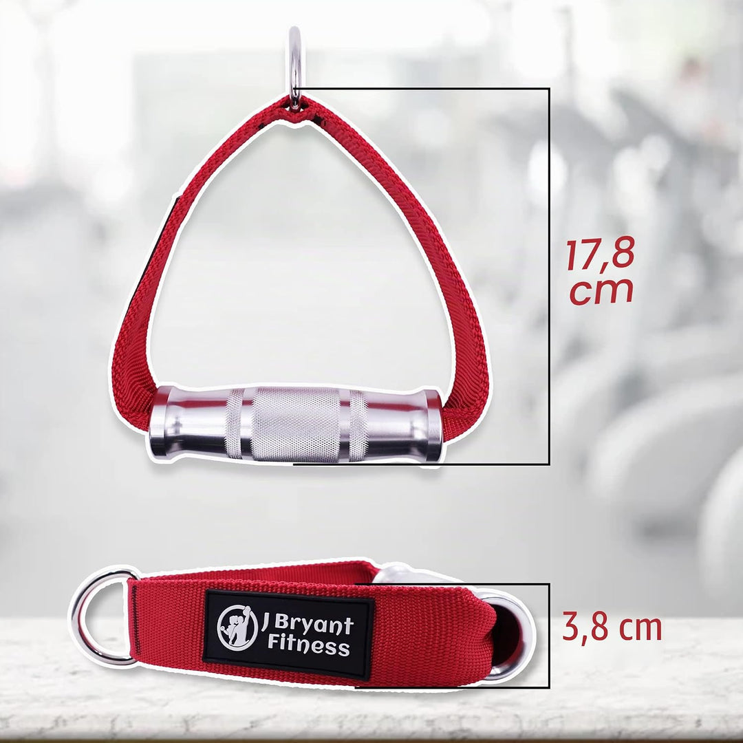 J Bryant Fitness Resistance Band Handle Cable Machine Attachment for Pulley Machine Heavy Duty Metal