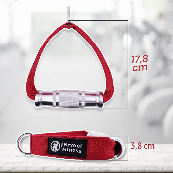 J Bryant Fitness Resistance Band Handle Cable Machine Attachment for Pulley Machine Heavy Duty Metal