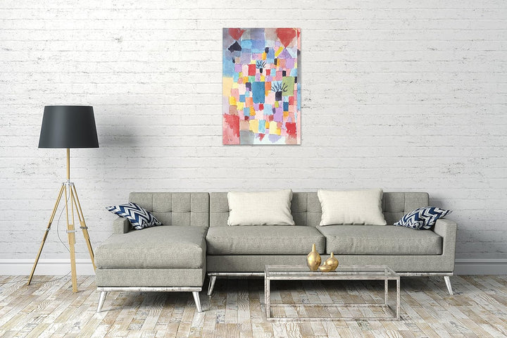 Printed Paintings Leinwand (60x80cm): Paul Klee - Südliche Gärten (1919) 60x80 cm, 60x80 cm