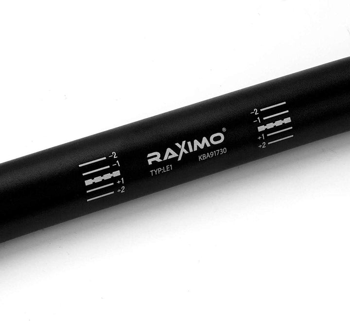 Alu Lenker New Generation 28mm konisch mit ABE Raximo schwarz, schwarz