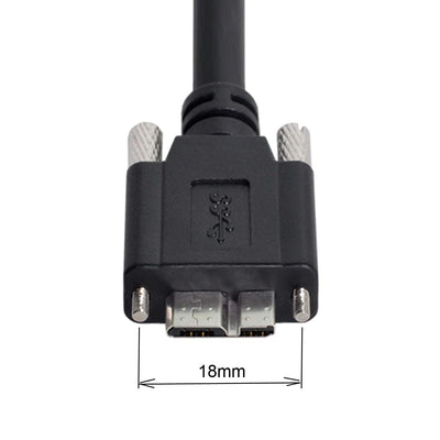 chenyang CY 8m USB 3.0 A Repeater-Kabelstecker auf Micro USB 3.0 B-Stecker mit Befestigungsschrauben