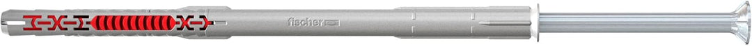 fischer DuoXpand 10 x 180 T, hochwertiger Universaldübel mit verzinkter Senkkopfschraube (50 Stk.),