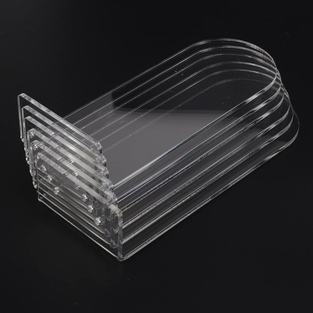 6 Pack Schwimmende Schuh Regale, Transparente Acryl Schuh Regale Montiert EIN der Wand, für die Anze