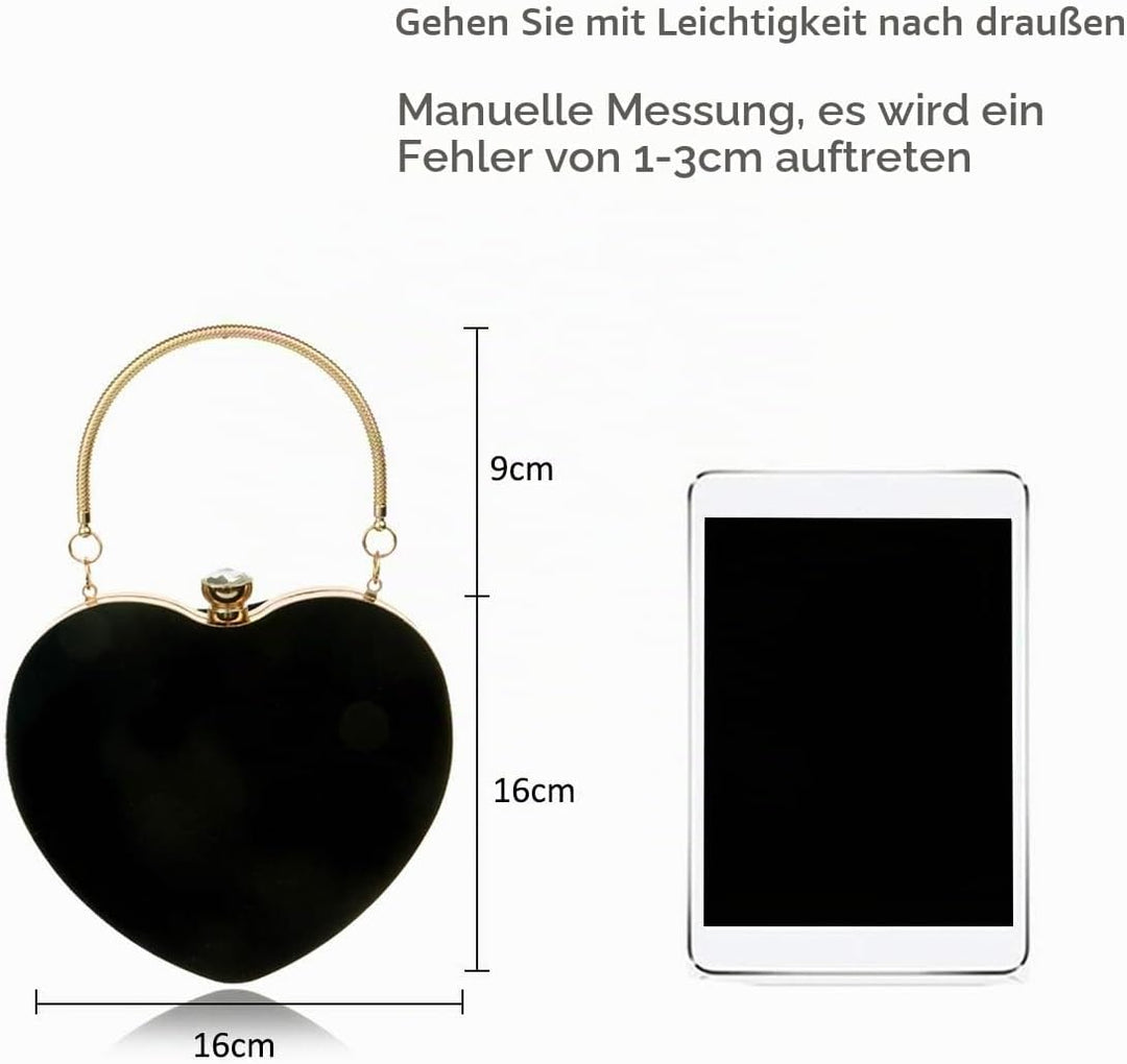 NICOLE &amp; DORIS Abendtasche Damen Abend Clutch Umhängetasche für Hochzeit sketten tasche Handtasche f