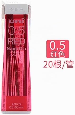 Uni NanoDia Color Mechanical Pencil Leads 0.5mm 7 Color Set, 7 Pack/total 140 Leads with Ecology Sti