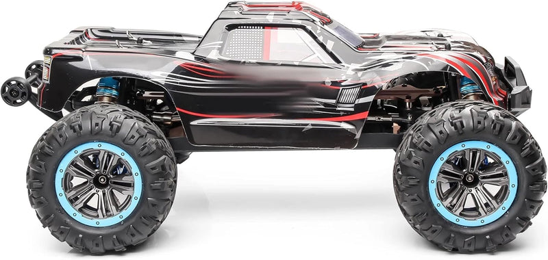 Amewi 22569 Crusher Monstertruck brushless 4WD 1:10 80km/h RTR, Schwarz-rot