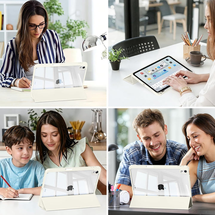 Hülle für iPad Air 11 Zoll M4/M3/M2 (2026/2025/2024) 8./7./6. Gen, Hülle mit Stifthalter für iPad Ai