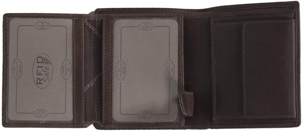 The Chesterfield Brand Leder Portemonnaie Braun Carl RFID Safe