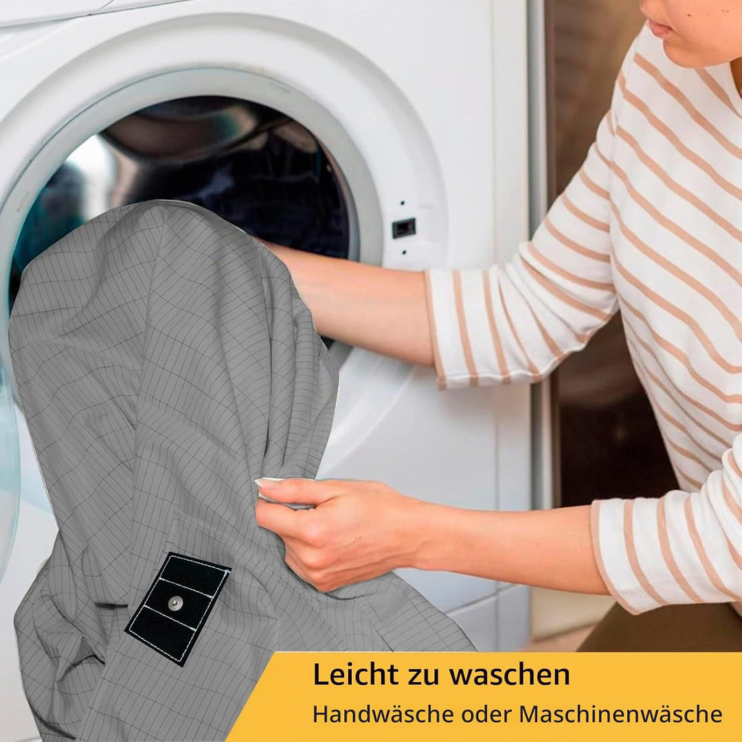 HUNAIGEE Erdungs-Kissenbezug Erdungsprodukt Kissenbezug mit EU Erdungskabel Erdungsmatte leitfähig f