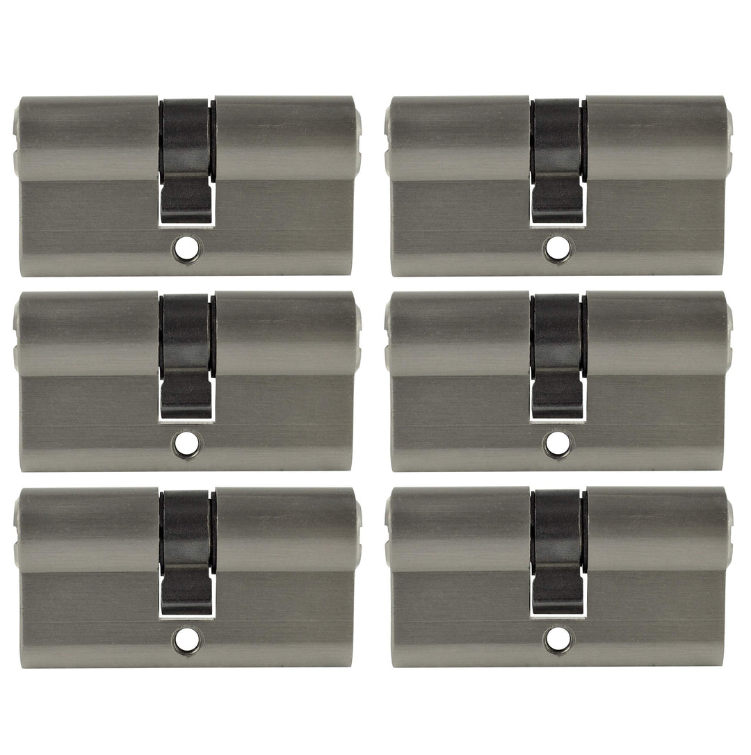 6x Profilzylinder 60mm 30/30 30x Schlüssel Tür Zylinder Schloss gleichschliessend