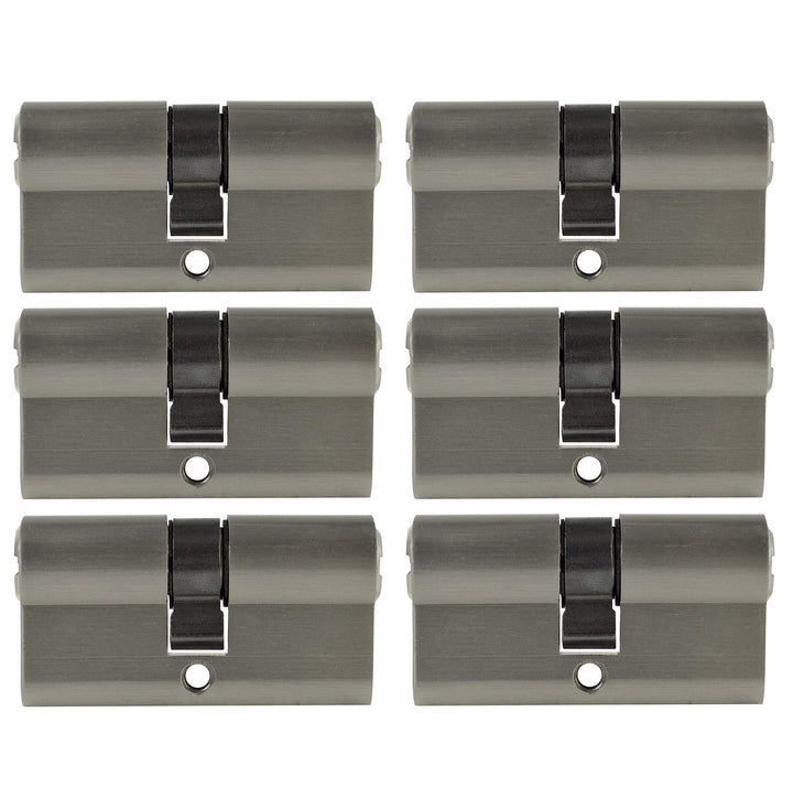 6x Profilzylinder 60mm 30/30 30x Schlüssel Tür Zylinder Schloss gleichschliessend