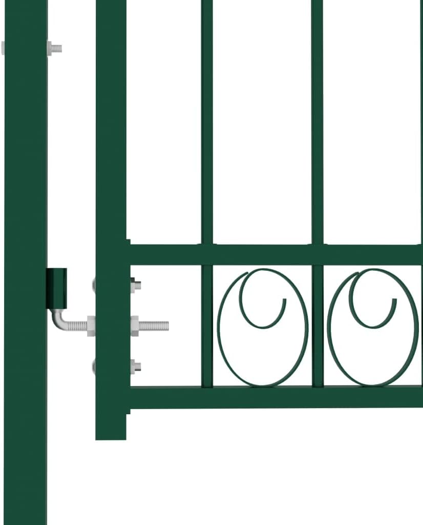 102x200 cm Grün Zauntor GartentüR Gartentor Gartenzaun Doppelstabmattenzaun Gartenzaun Komplettset D