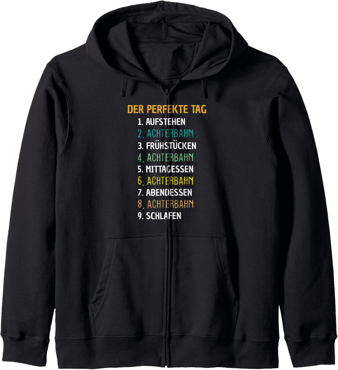 Achterbahn Tshirt Perfekter Tag Freizeitpark Achterbahn Kapuzenjacke