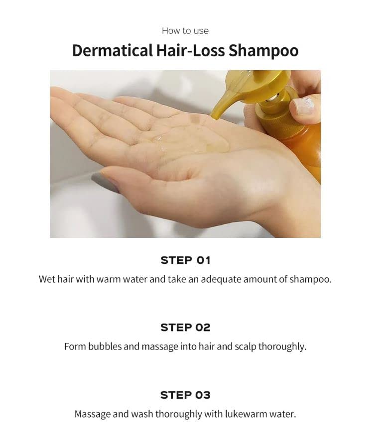 [Lador] Dermatical Hair-Loss Shampoo (Thin Hair) 530ml