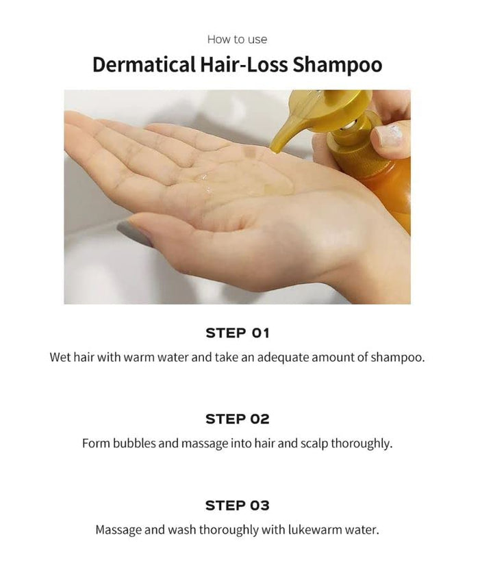 [Lador] Dermatical Hair-Loss Shampoo (Thin Hair) 530ml