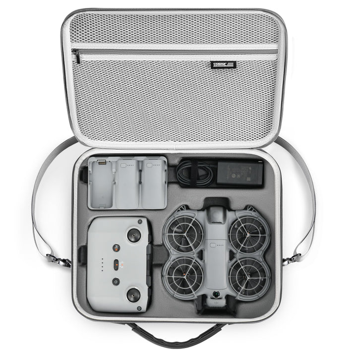 STARTRC Neo 2 Tasche,Tragbar PU Case für DJI Neo 2 Fly More Combo Zubehör, Tragetasche für DJI Neo 2